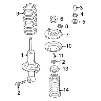 Nissan OE - Front Suspension - Struts & Components (RWD)