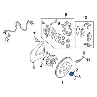 Nissan OE - Wheel Lug Nut