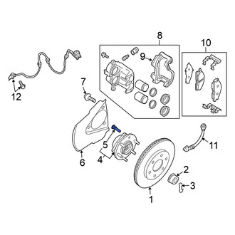 Nissan OE - Front Wheel Lug Stud