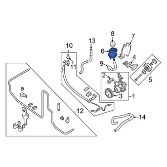 Nissan OE - Power Steering Reservoir