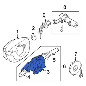 Nissan OE - Steering Column Switch Housing