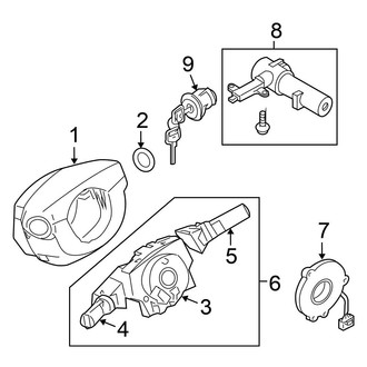 Nissan OE - Steering Column - Shroud, Switches & Levers