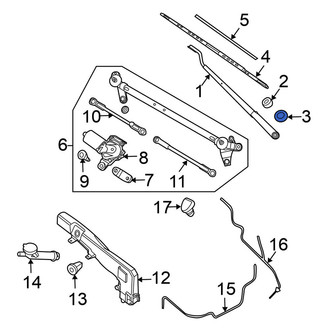 Nissan OE - Wiper Arm Cap