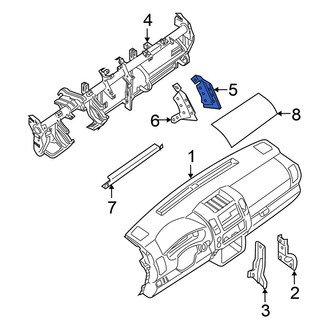 Nissan OE - Right Radio Bracket