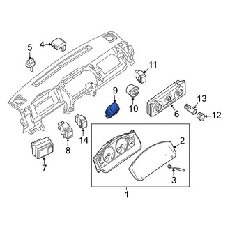 Nissan OE - Hazard Warning Switch