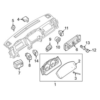 Nissan OE - Instrument Panel - Cluster & Switches