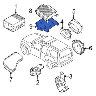 Nissan OE - Radio Amplifier Bracket