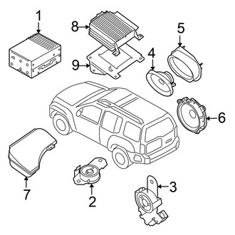 Nissan OE - Instrument Panel - Sound System