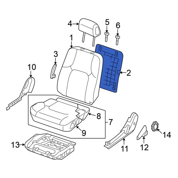 Seat Back Panel