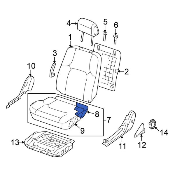 Seat Cushion Pad