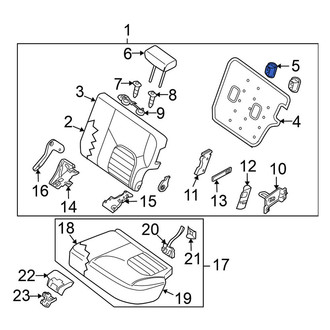 Nissan OE - Rear Tie Down Hook