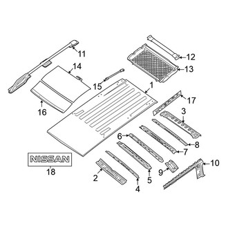 Nissan OE - Roof - Exterior Trim (S / X)