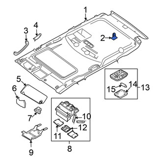 Nissan OE - Headliner Clip