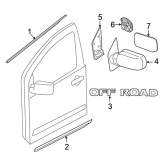 Nissan OE - Front Door - Exterior Trim