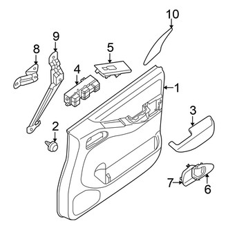 Nissan OE - Front Door - Interior Trim
