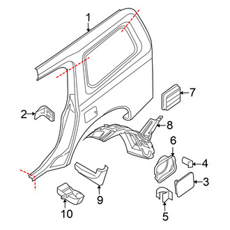 Nissan OE - Quarter Panel - Exterior Trim