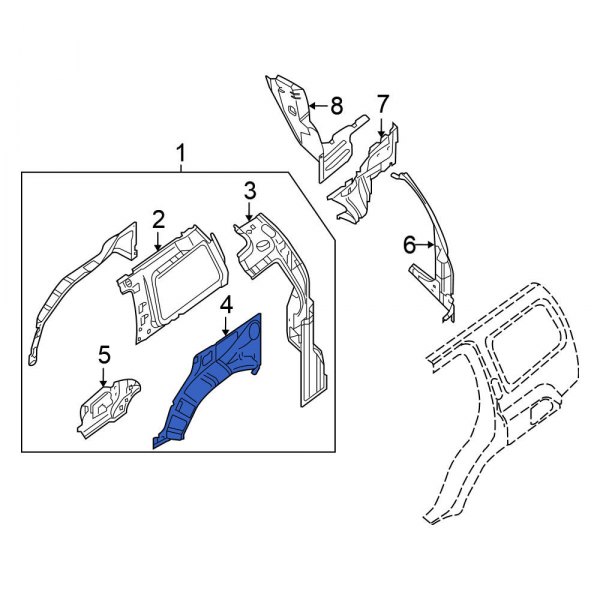 Wheel Housing Side Panel