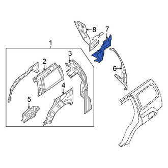 Nissan OE - Rear Left Quarter Panel Extension