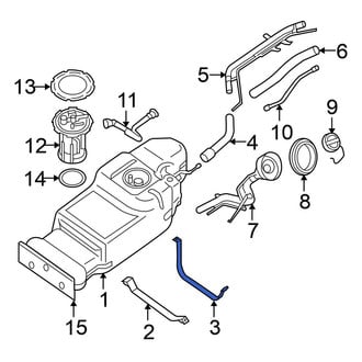 Nissan OE - Rear Fuel Tank Strap