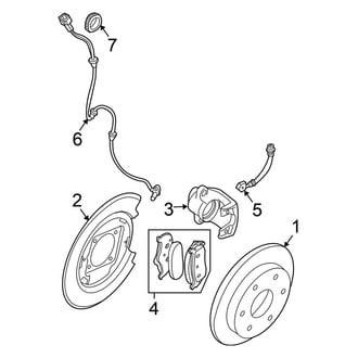Nissan OE - Rear Suspension - Brake Components