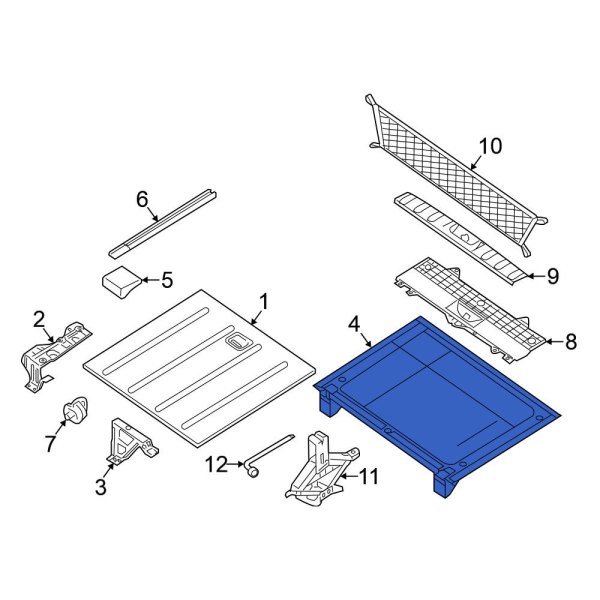 Floor Storage Compartment