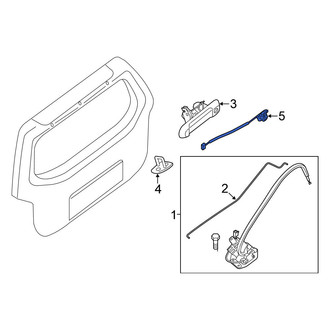 Nissan OE - Rear Liftgate Latch Release Switch