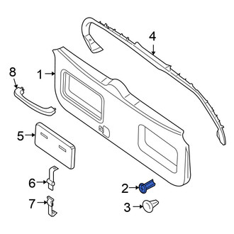 Nissan OE - Liftgate Trim Screw