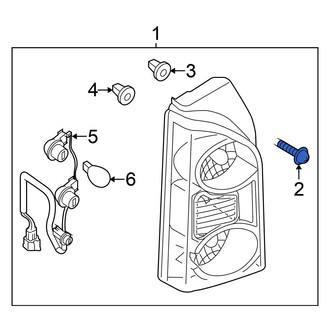 Nissan OE - Bumper Cover Screw