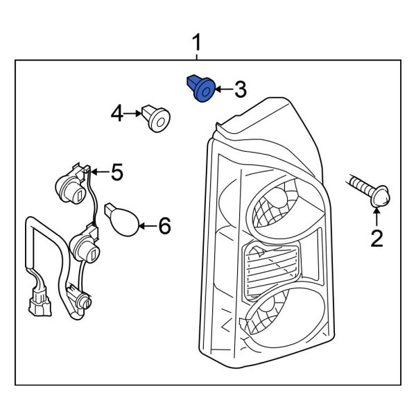 Tail Light Screw