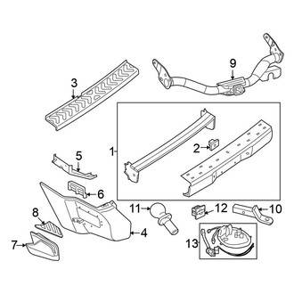 Nissan OE - Rear Bumper - Bumper & Components
