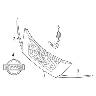 Nissan OE - Grille & Components