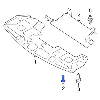 Nissan OE - Front Radiator Support Splash Shield Clip