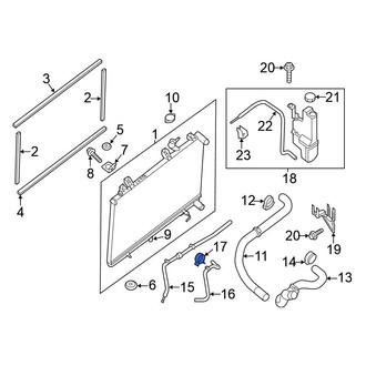 Nissan OE - Transmission Oil Cooler Line Clamp