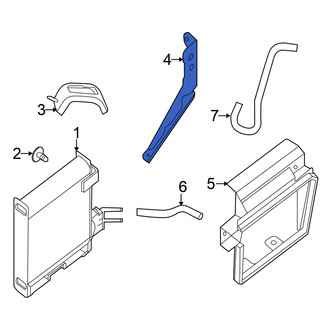 Nissan OE - Lower Automatic Transmission Oil Cooler Bracket