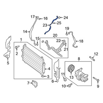 Nissan OE - A/C Pipe