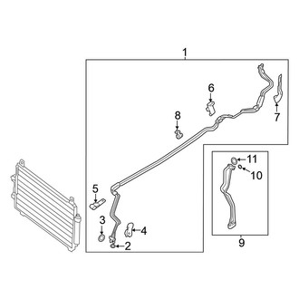 Nissan OE - Air Conditioner & Heater - Rear A/C Lines