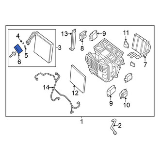 Nissan OE - A/C Expansion Valve
