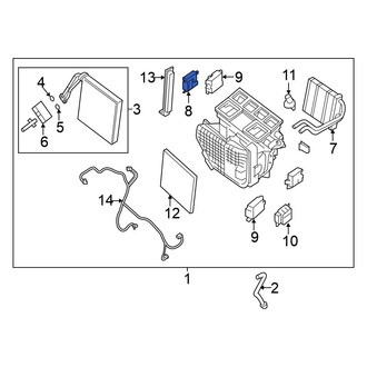 Nissan OE - HVAC Blend Door Actuator