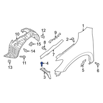 Nissan OE - Roof Header Panel Bolt
