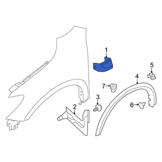Nissan OE - Front Left Fender Molding