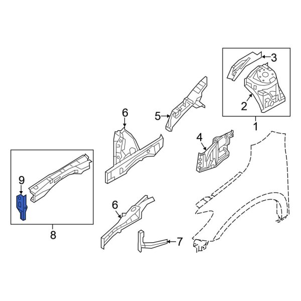 Frame Rail End