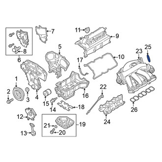 Nissan OE - Fuel Injection Throttle Body Mounting Gasket