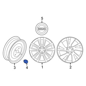 Nissan OE - Wheel Lug Nut