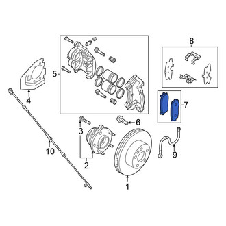 Nissan OE - Front Disc Brake Pad Set