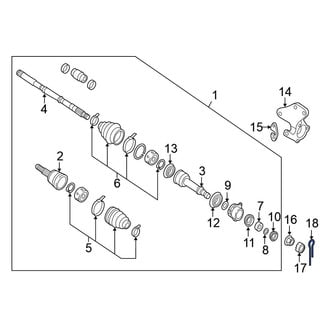 Nissan OE - CV Joint Cotter Pin