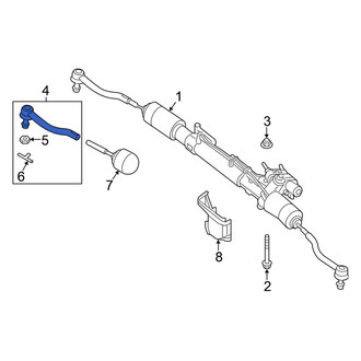 Nissan OE - Inner Steering Tie Rod End