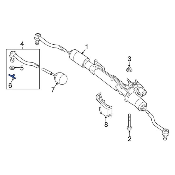 Steering Tie Rod End Cotter Pin