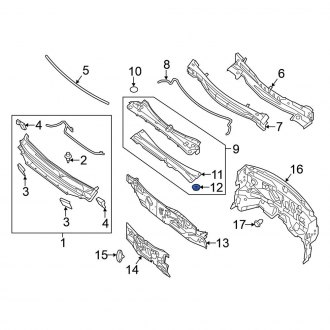 Nissan Rogue Sport Replacement Hood Hardware — CARiD.com