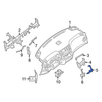 Nissan OE - Right Radio Bracket
