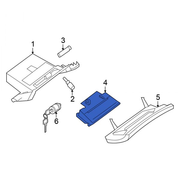 Glove Box Door Cover